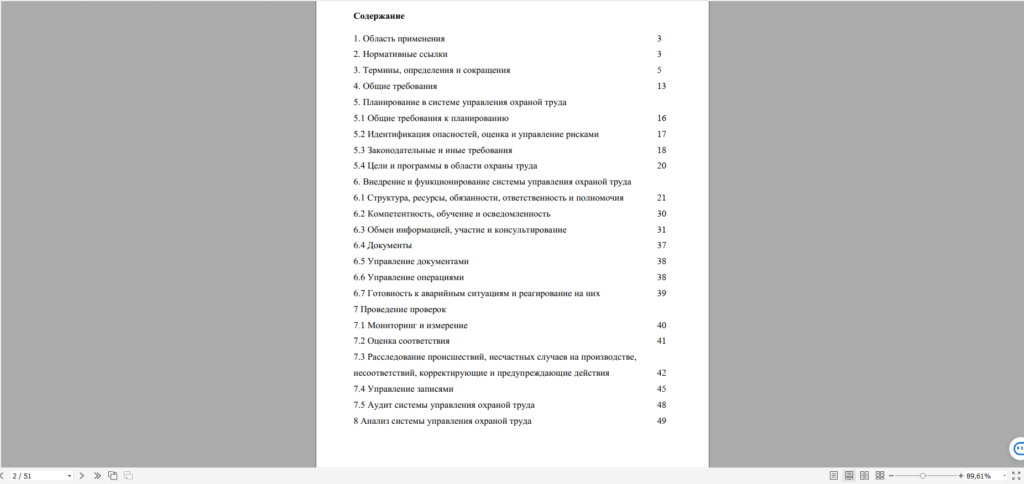 polozhenie po sisteme upravleniya ohranoj truda